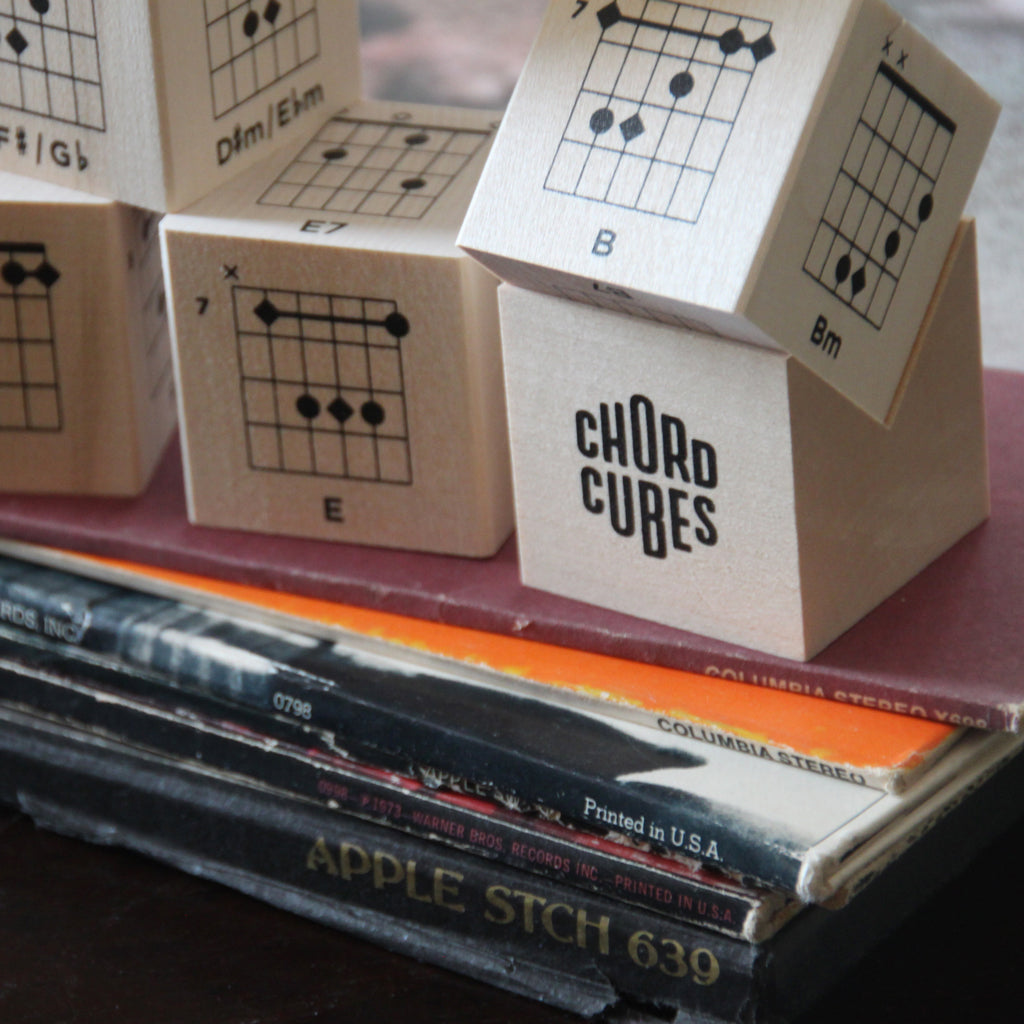 Uncle Goose Chord Cubes Guitar Blocks