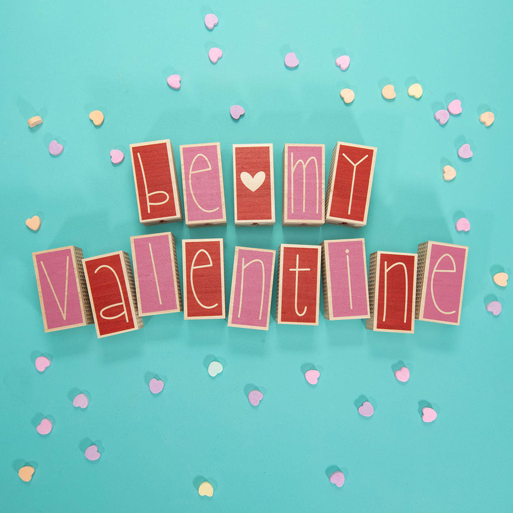 Uncle Goose Valentine Letter Blocks