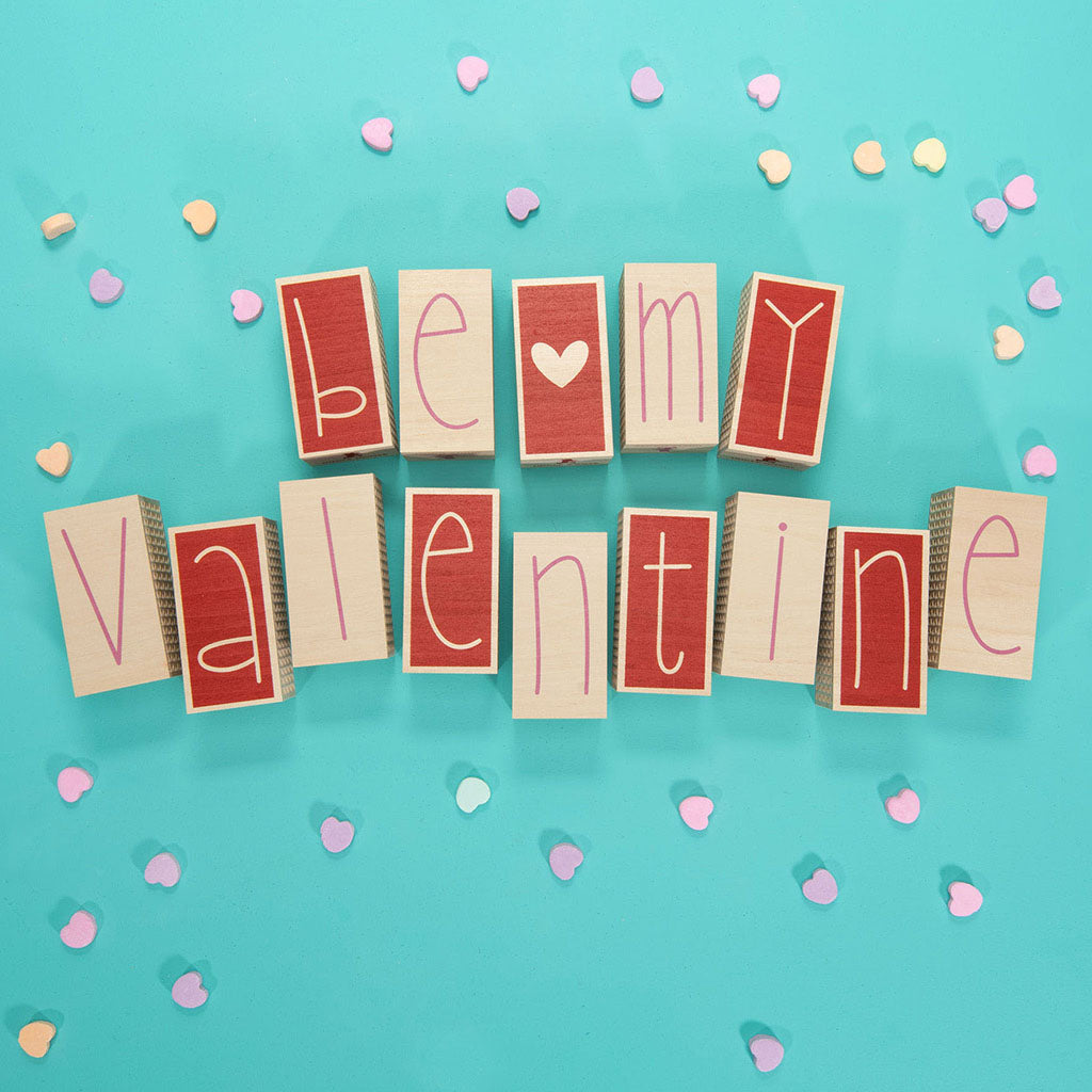 Uncle Goose Valentine Letter Blocks